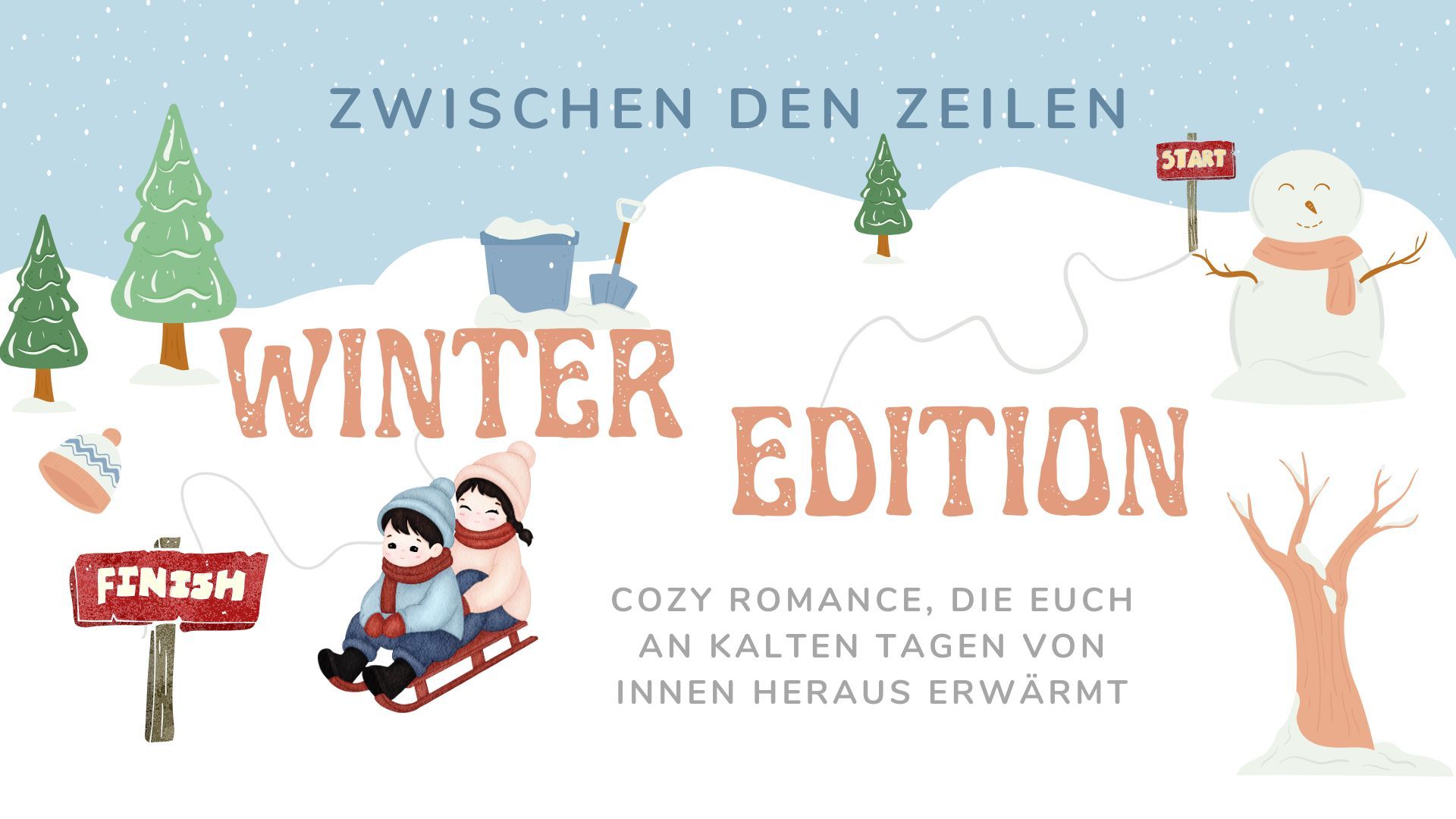 Blue and White Illustrated Winter Christmas Trivia Quiz  Presentation - 1